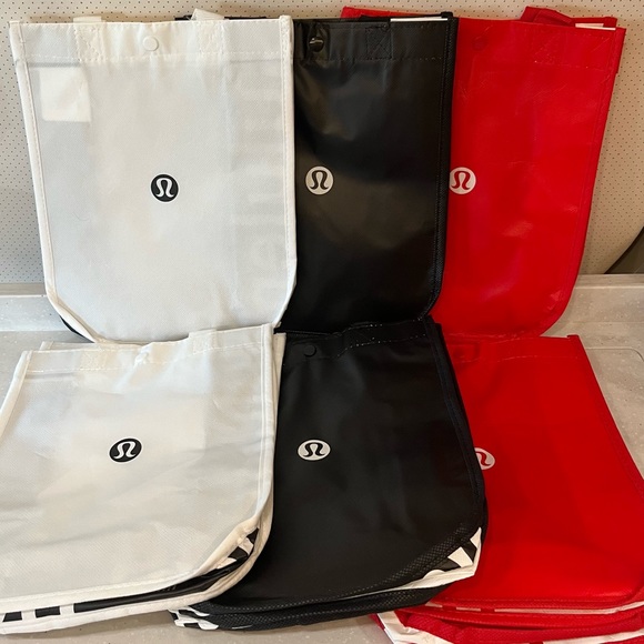 LULULEMON ⭐️🆕⭐️ SHOPPING TOTE GIFT BAG SET OF 3 - Picture 1 of 1